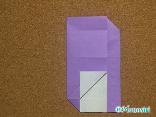 折り紙でアルファベットのAの折り方23