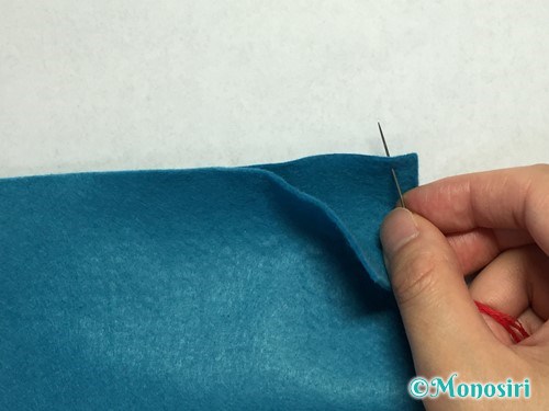 巻きかがりの縫い方1