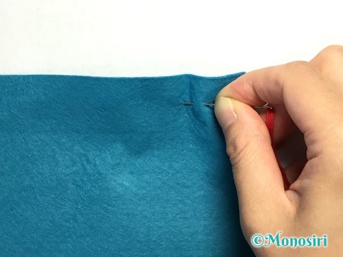 ランニングステッチの縫い方4