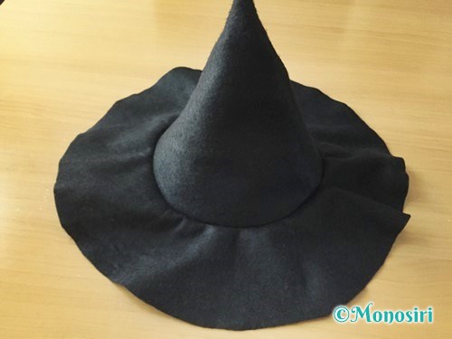 ハロウィンの魔女の帽子の作り方12