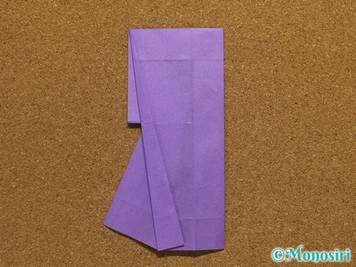 折り紙でアルファベットのRの折り方27
