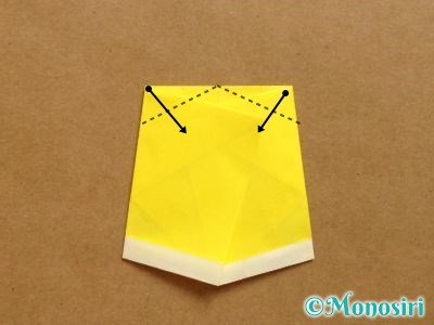 折り紙でベルの折り方10