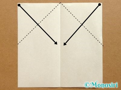 折り紙でベルの折り方2