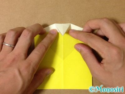 折り紙でグラスボールの折り方8