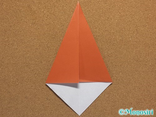 折り紙で簡単なクリスマスツリーの折り方16