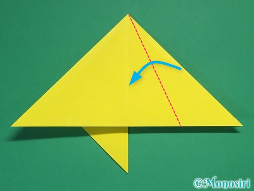 折り紙1枚で星の折り方②11