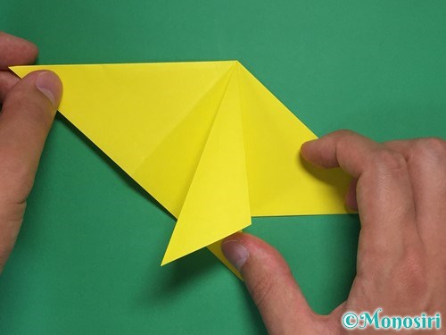 折り紙1枚で星の折り方②15