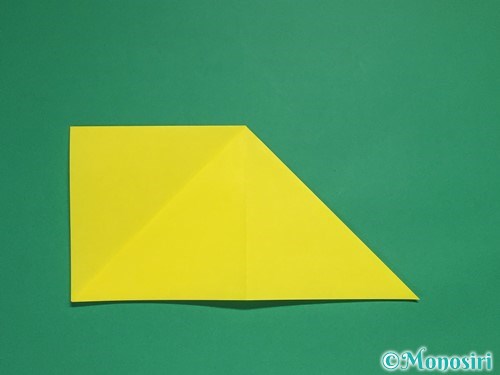 折り紙1枚で星の折り方②7