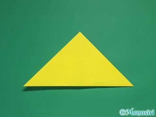 折り紙1枚で星の折り方②8