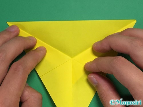 折り紙2枚で星の作り方19