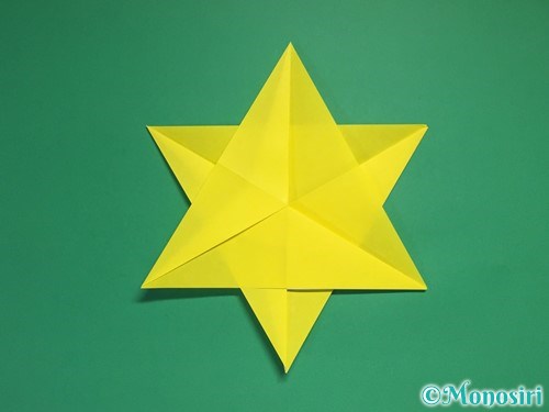 折り紙2枚で星の作り方22