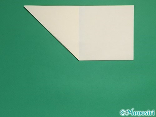 折り紙2枚で星の作り方8