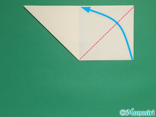 折り紙2枚で星の作り方9