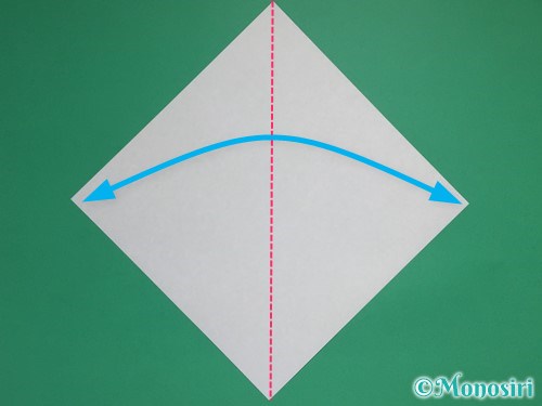 折り紙で立体的な星の作り方1