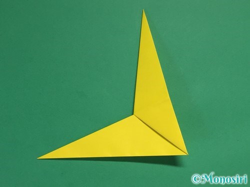 折り紙で立体的な星の作り方14