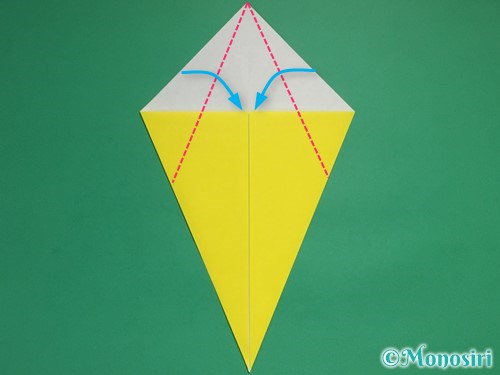 折り紙で立体的な星の作り方4
