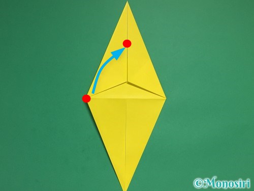 折り紙で立体的な星の作り方7