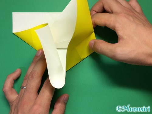 折り紙で星の入れ物(皿)の折り方22