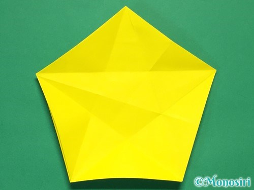 折り紙で星の入れ物(皿)の折り方33