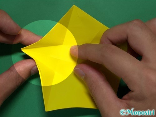 折り紙で星の入れ物(皿)の折り方34