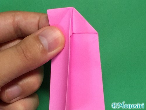 折り紙で可愛いリボンの折り方15