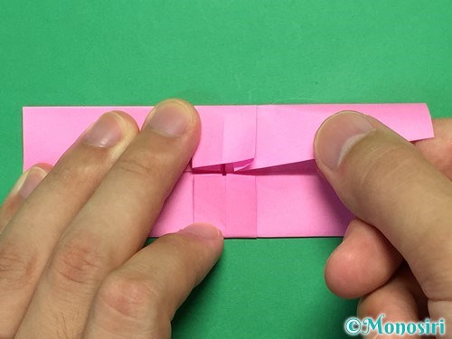 折り紙で簡単リボンの折り方15