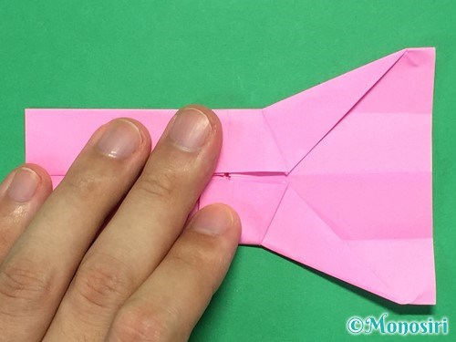 折り紙で簡単リボンの折り方19