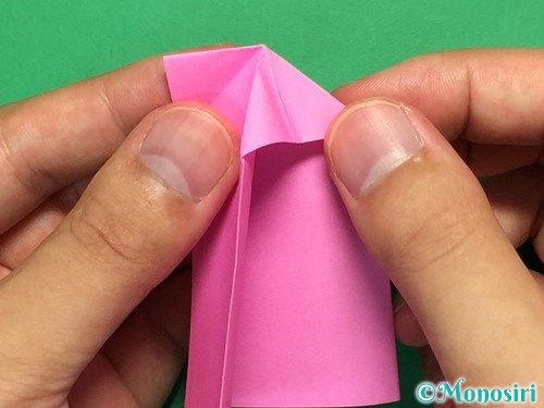 折り紙でリボンの箸置きの折り方11