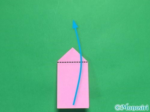 折り紙でリボンの箸置きの折り方15