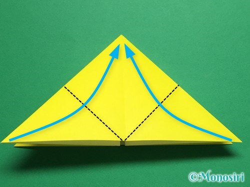 折り紙で蝶(ちょうちょ)の折り方手順9