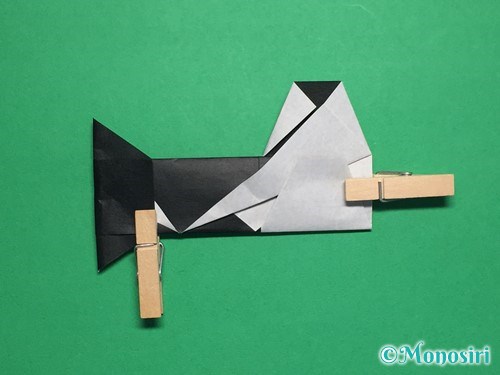 折り紙でぼんぼりの折り方手順24