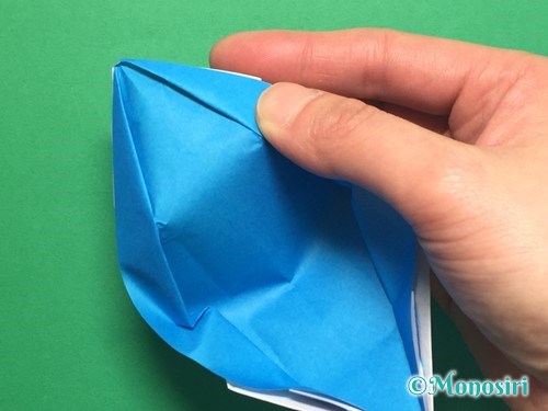 折り紙でボートの折り方手順15