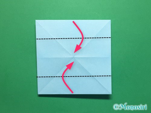 折り紙でフード付きボートの折り方手順12