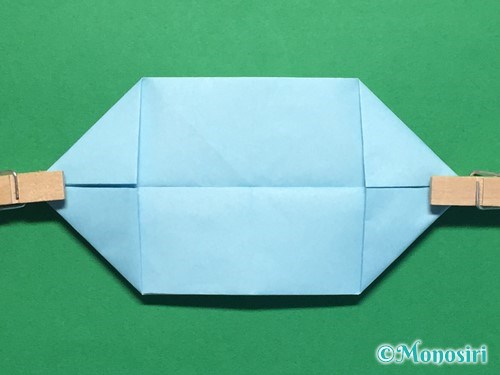 折り紙でフード付きボートの折り方手順15