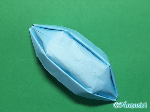 折り紙でフード付きボートの折り方手順25