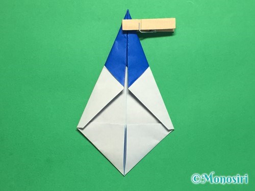 折り紙でモーターボートの折り方手順12