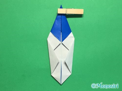 折り紙でモーターボートの折り方手順14