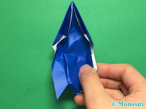 折り紙でモーターボートの折り方手順17