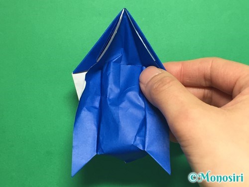 折り紙でモーターボートの折り方手順18