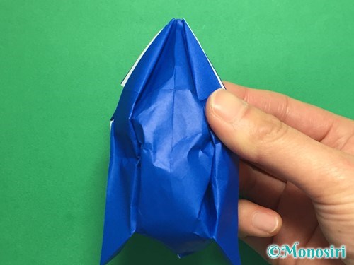 折り紙でモーターボートの折り方手順19