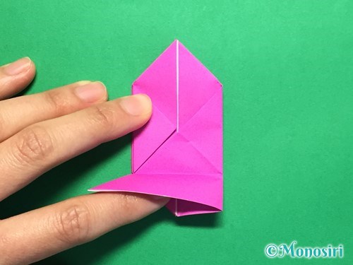 折り紙で羽根つき風船の折り方手順22