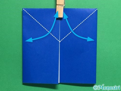 折り紙で財布の折り方手順7