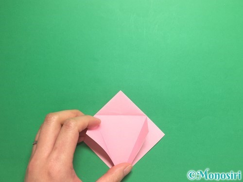折り紙で羽ばたく鳥の折り方手順13
