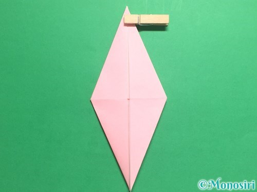 折り紙で羽ばたく鳥の折り方手順19