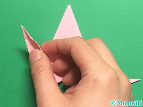 折り紙で羽ばたく鳥の折り方手順31