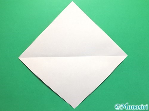 折り紙で鯉のぼりの折り方手順2