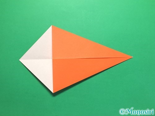 折り紙で鯉のぼりの折り方手順4