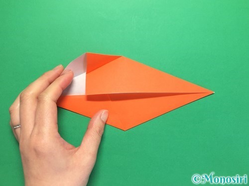 折り紙で鯉のぼりの折り方手順7