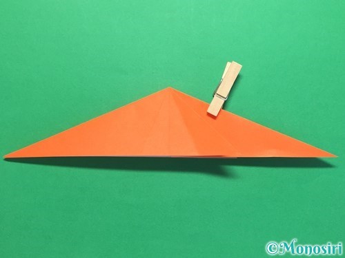 折り紙で鯉のぼりの折り方手順14