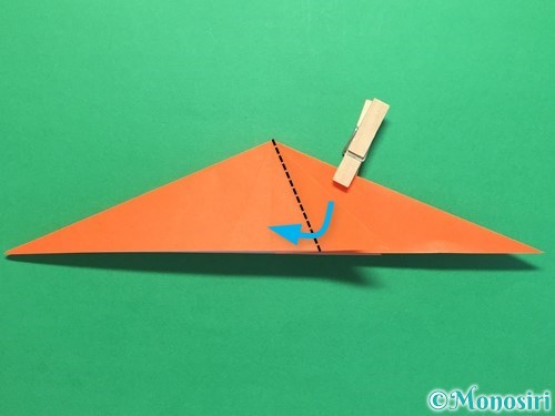 折り紙で鯉のぼりの折り方手順15